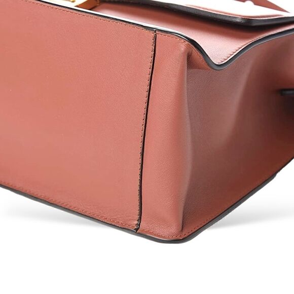 ❤️SOLD❤️Fendi Kan U Rust Brown Calfskin Leather Large Shoulder Bag - Picture 13 of 15